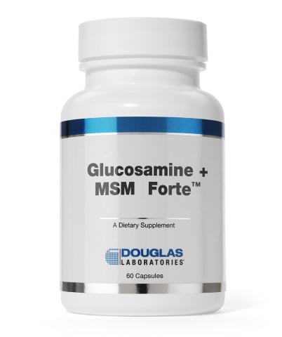 83909-60X Douglas道格拉斯 氨基葡萄糖+甲磺酰甲烷 Glucosamine + MSM Forte ™